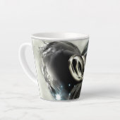 Tasse Latte Ce que Dieu a mis ensemble Mariage (Argent) (Angle gauche)