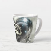 Tasse Latte Ce que Dieu a mis ensemble Mariage (Argent) (Angle droit)