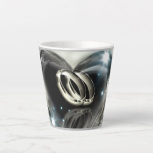 Tasse Latte Ce que Dieu a mis ensemble Mariage (Argent)
