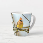 Tasse Latte Cèdre - Photographie originale (Angle droit)