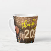 Tasse Latte Celebrate the start of 2026 with gratitude (Angle gauche)