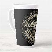 Tasse Latte Célébration commémorative de la vie (Angle gauche)