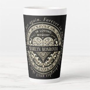Tasse Latte Célébration commémorative de la vie