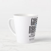 Tasse Latte Célébration de remplacement de hanche Gone Bionic (Angle gauche)