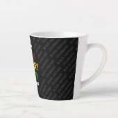 Tasse Latte CÉLÉBRER L'HISTOIRE NOIRE Motivation (Droite)