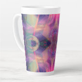 Tasse Latte Celestial Kaleidoscopic Dreams (Angle gauche)