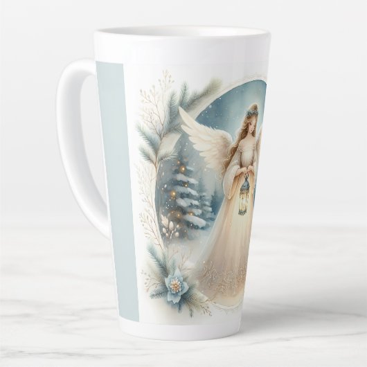 Tasse Latte Celestial Winter Angel Lantern of Hope (Angle gauche)