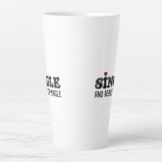 Tasse Latte Célibataire et prêt à sortir