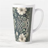 Tasse Latte Celtic Clover Floral Charm (Droite)