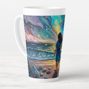 Tasse Latte celui qui cherche à arracher les étoiles.