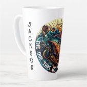 Tasse Latte Celui Qui S'Est Retiré De La Pêche (Angle gauche)