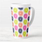 Tasse Latte Cercles (Angle droit)