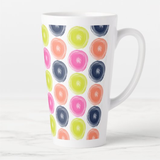 Tasse Latte Cercles (Droite)
