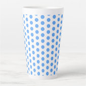 Tasse Latte Cercles bleus (Devant)