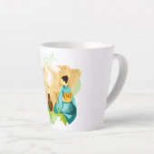 Tasse Latte Cérémonie japonaise du thé, Dragon (Angle droit)