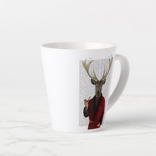 Tasse Latte Cerf dans la veste de tabac (Angle droit)