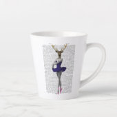 Tasse Latte Cerf de Ballerina en bleu (Droite)