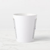 Tasse Latte Cerf de Ballerina en bleu (Devant)