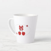 Tasse Latte Cerise (Angle gauche)