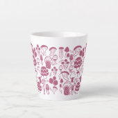 Tasse Latte Cerise de champignons (Devant)