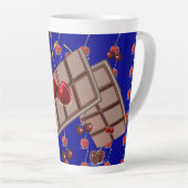 Tasse Latte Cerises au Chocolat (Angle droit)
