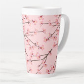 Tasse Latte Cerisier en fleurs (Angle droit)
