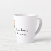 Tasse Latte Certain Lapin T'aime (Angle droit)