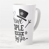 Tasse Latte certaines personnes méritent d'être fondues pour  (Angle droit)