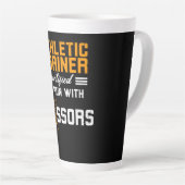 Tasse Latte Certifié formateur sportif (Angle droit)