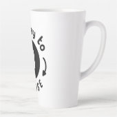 Tasse Latte C'est bon de faire une pause - Soins personnels (Droite)