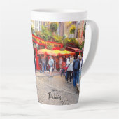 Tasse Latte C'est Dublin-Irlande (Angle droit)