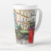 Tasse Latte C'est Dublin-Irlande (Angle droit)