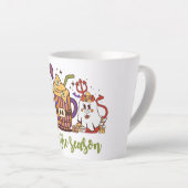 Tasse Latte "C'Est La Saison Café Halloween (Angle droit)