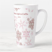 Tasse Latte C'est la saison pour .. Texte personnalisé Flèche  (Droite)