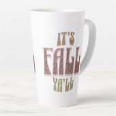 Tasse Latte C'EST L'AUTOMNE ! Grande Musique (Angle droit)