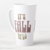 Tasse Latte C'EST L'AUTOMNE ! Grande Musique (Angle gauche)