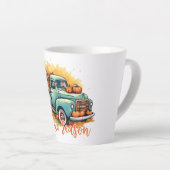 Tasse Latte "C'Est Le Camion Citrouille De La Saison (Angle droit)