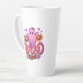 Tasse Latte C'Est Un Peu De Feuille De Boite Halloween Ghost F (Angle gauche)