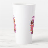 Tasse Latte C'Est Un Peu De Feuille De Boite Halloween Ghost F (Devant)