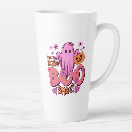 Tasse Latte C'Est Un Peu De Feuille De Boite Halloween Ghost F (Droite)