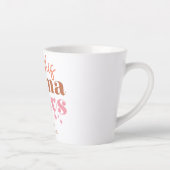 Tasse Latte Cette Mama prie - Rustic Boho Design (Droite)