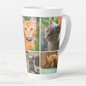 Tasse Latte Cette Maman De Chat Appartient À Citer Photo Colla (Angle droit)