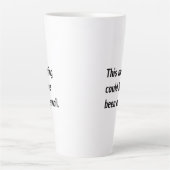 Tasse Latte Cette réunion aurait pu être un humour électroniqu (Devant)