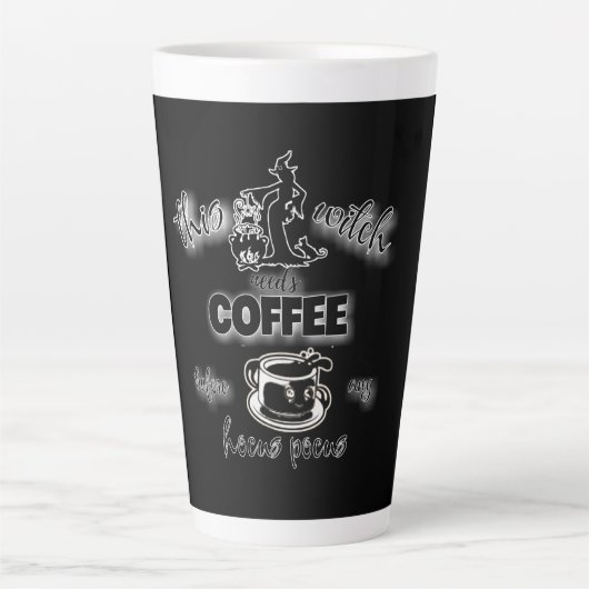 Tasse Latte Cette sorcière (Devant)