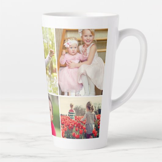 Tasse Latte Cette Tante Appartient À Citer Collage Photo Perso (Droite)