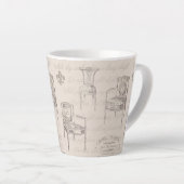 Tasse Latte Chaises Dulocke (Angle droit)