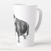 Tasse Latte Chaleur dans l'attente (Angle droit)