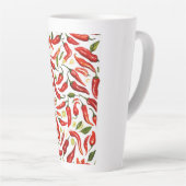 Tasse Latte Chaleur épicée : feuille d'illustration de Thai Ch (Angle droit)