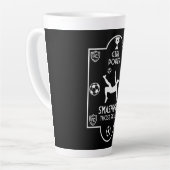 Tasse Latte Chambres britanniques de football (Angle gauche)