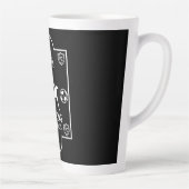 Tasse Latte Chambres britanniques de football (Droite)